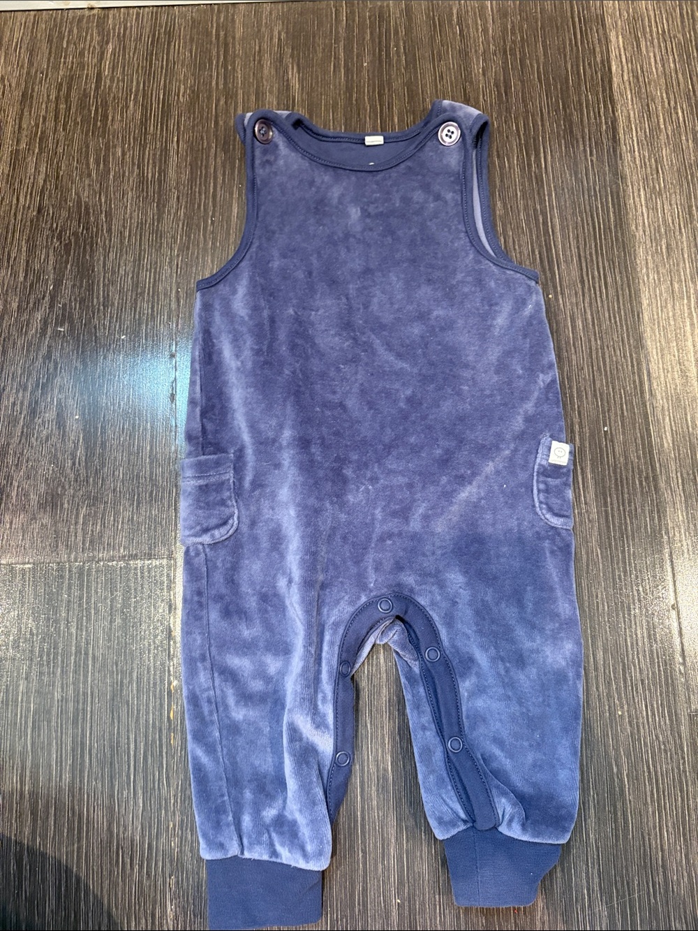 Mori organic cotton sleeveless onesie 3-6 M